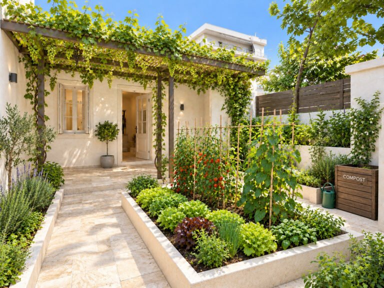 Κήπος και πέργκολα — Anavryta Garden Studios · ενδεικτική απεικόνιση