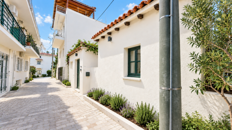 Όψη από τον δρόμο — Anavryta Garden Studios · ενδεικτική απεικόνιση
